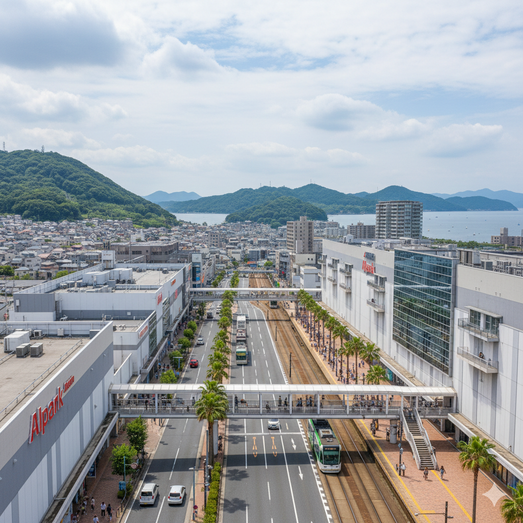 西区の景色