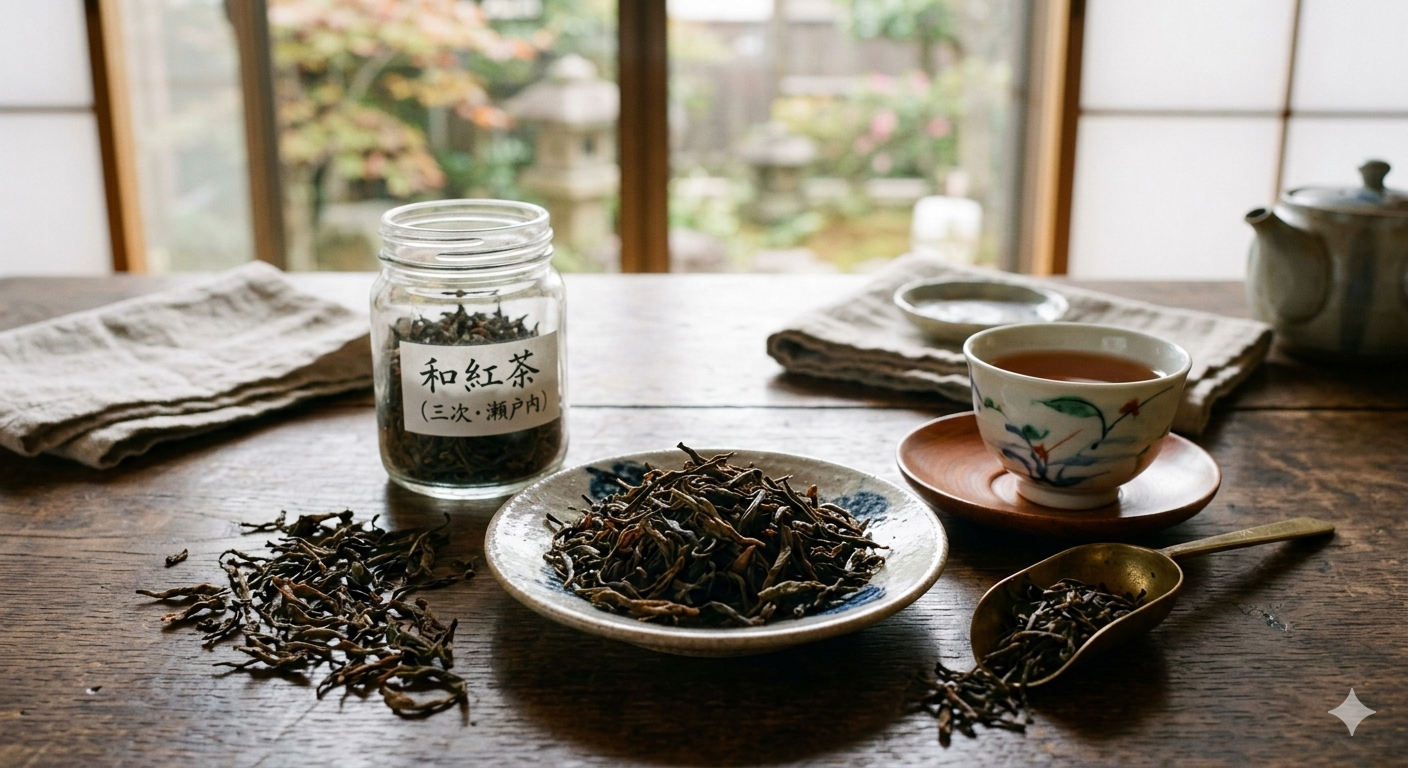 和紅茶の茶葉