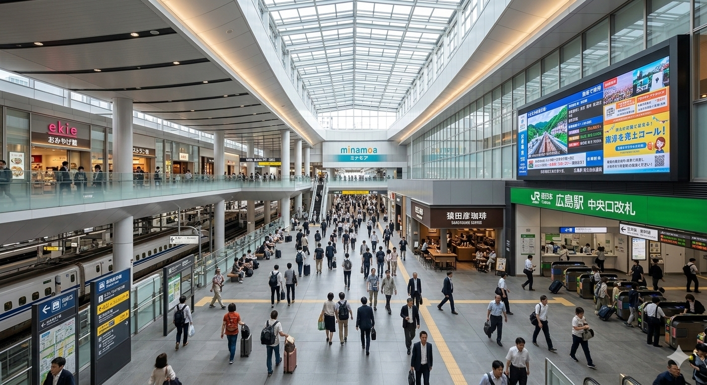 広島駅南北通路