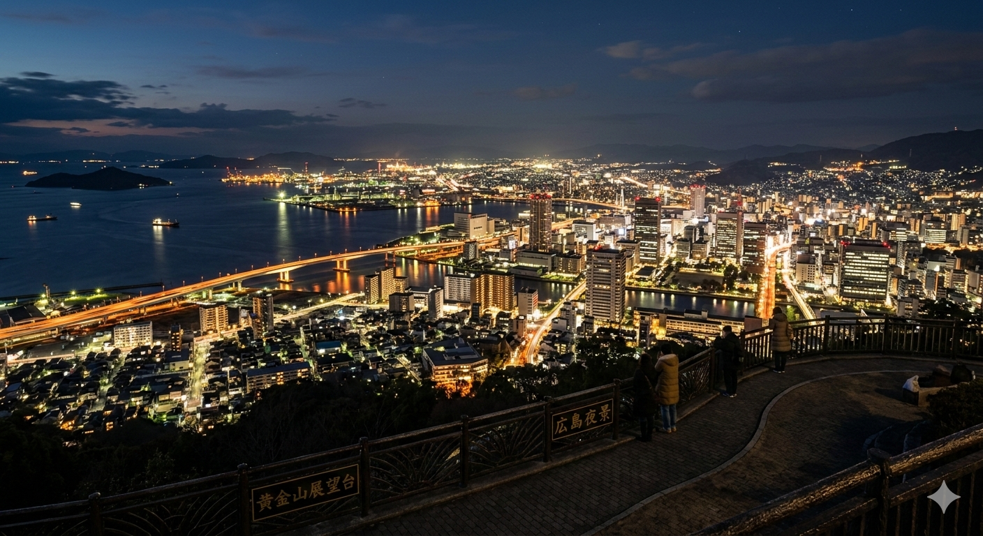 黄金山から見る夜景
